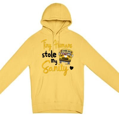 Funny School Bus Driving School Bus Driver Premium Pullover Hoodie