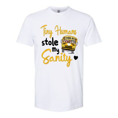 Funny School Bus Driving School Bus Driver Softstyle CVC T-Shirt