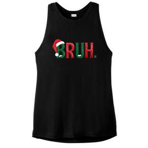 Funny Saying Bruh Meme Matching Christmas Gift Ladies PosiCharge Tri-Blend Wicking Tank