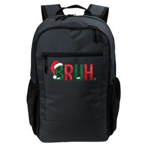 Funny Saying Bruh Meme Matching Christmas Gift Daily Commute Backpack