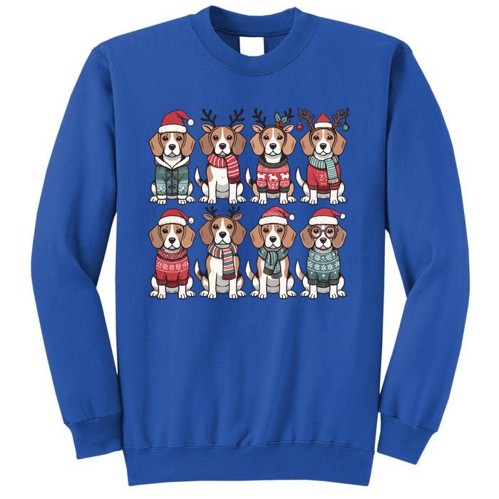 Funny Santa Beagle Christmas Beagle Dog Lover Xmas Dog Mom Great Gift Sweatshirt