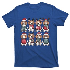 Funny Santa Beagle Christmas Beagle Dog Lover Xmas Dog Mom Great Gift T-Shirt