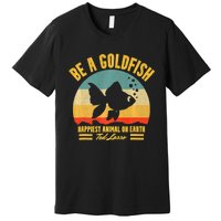 Funny Soccer, Be A Goldfish, Ted, Coach, Motivation Premium T-Shirt