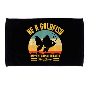 Funny Soccer, Be A Goldfish, Ted, Coach, Motivation Microfiber Hand Towel