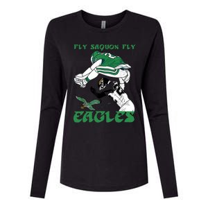 Fly Saquon Barkley The Reverse Hurdle 2024 Womens Cotton Relaxed Long Sleeve T-Shirt