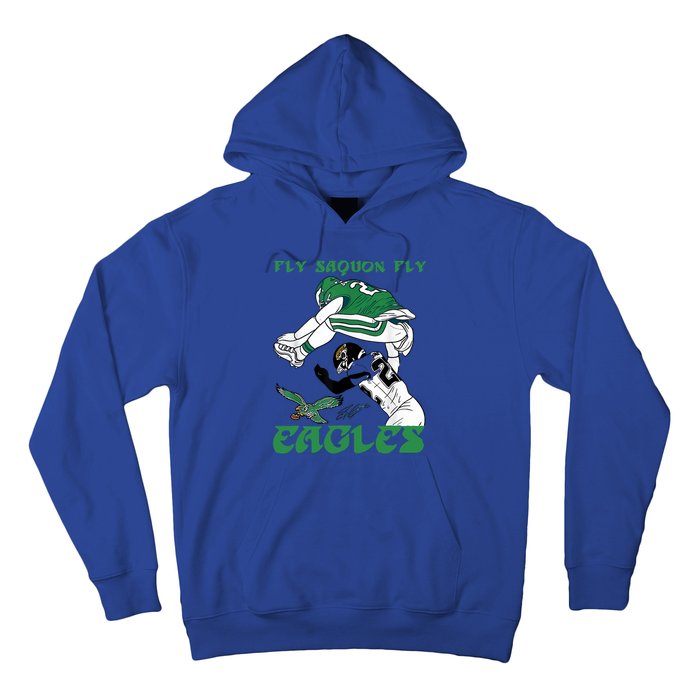 Fly Saquon Barkley The Reverse Hurdle 2024 Hoodie