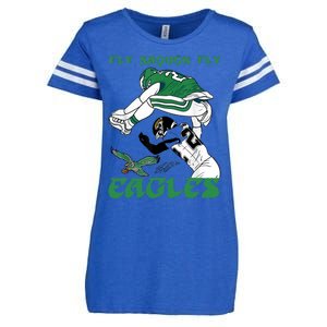 Fly Saquon Barkley The Reverse Hurdle 2024 Enza Ladies Jersey Football T-Shirt