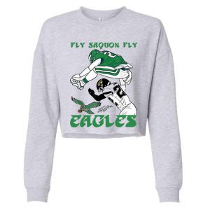 Fly Saquon Barkley The Reverse Hurdle 2024 Cropped Pullover Crew