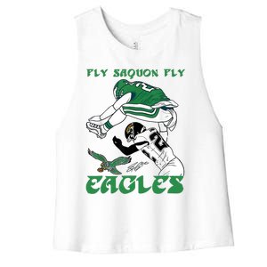 Fly Saquon Barkley The Reverse Hurdle 2024 Women's Racerback Cropped Tank