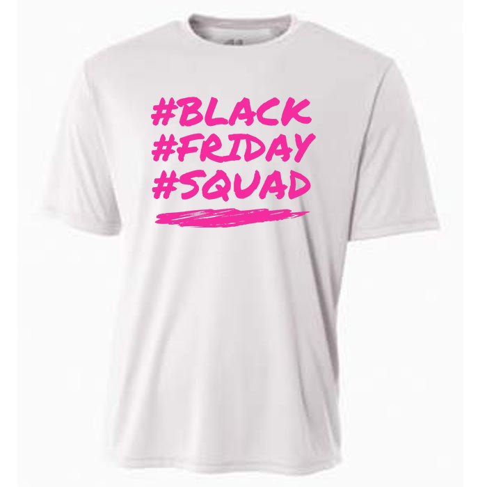 Friday Squad Black Retro Groovy Hippie Shopping Team Cooling Performance Crew T-Shirt