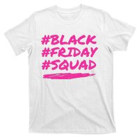 Friday Squad Black Retro Groovy Hippie Shopping Team T-Shirt