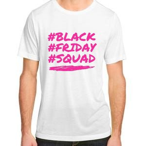 Friday Squad Black Retro Groovy Hippie Shopping Team Adult ChromaSoft Performance T-Shirt