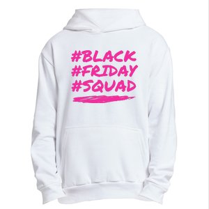 Friday Squad Black Retro Groovy Hippie Shopping Team Urban Pullover Hoodie