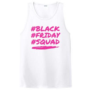 Friday Squad Black Retro Groovy Hippie Shopping Team PosiCharge Competitor Tank