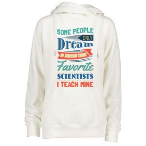 Favorite Scientist Biology Teacher Science Geek Gift Idea Great Gift Womens Funnel Neck Pullover Hood