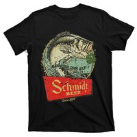 Fishing Schmidt Beer Make Your Own Luck 1894 Vintage T-Shirt