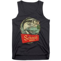 Fishing Schmidt Beer Make Your Own Luck 1894 Vintage Tank Top