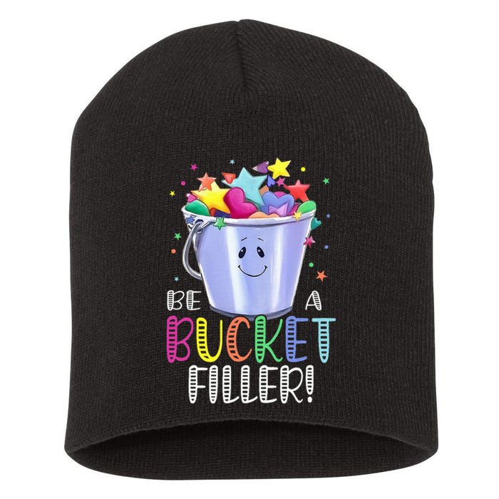 Funny School Back To School Be A Bucket Filler Short Acrylic Beanie