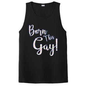 Fun Saying Born This Gay Lgbtqia2s Awareness And Support Gift PosiCharge Competitor Tank