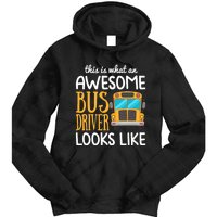 Funny School Bus Driver Gift | Awesome Bus Driver Tie Dye Hoodie