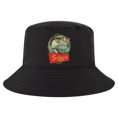 Fishing Schmidt Beer Make Your Own Luck 1894 Vintage Cool Comfort Performance Bucket Hat