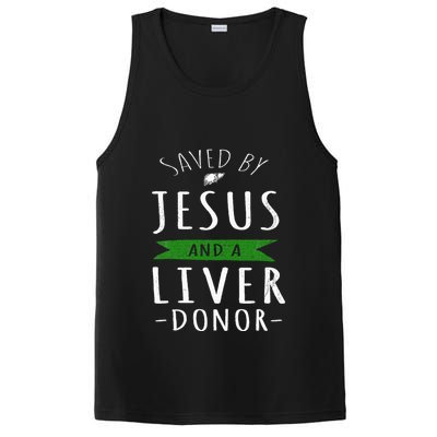 Funny Saved By Jesus And A Liver Donor Liver Transplant PosiCharge Competitor Tank