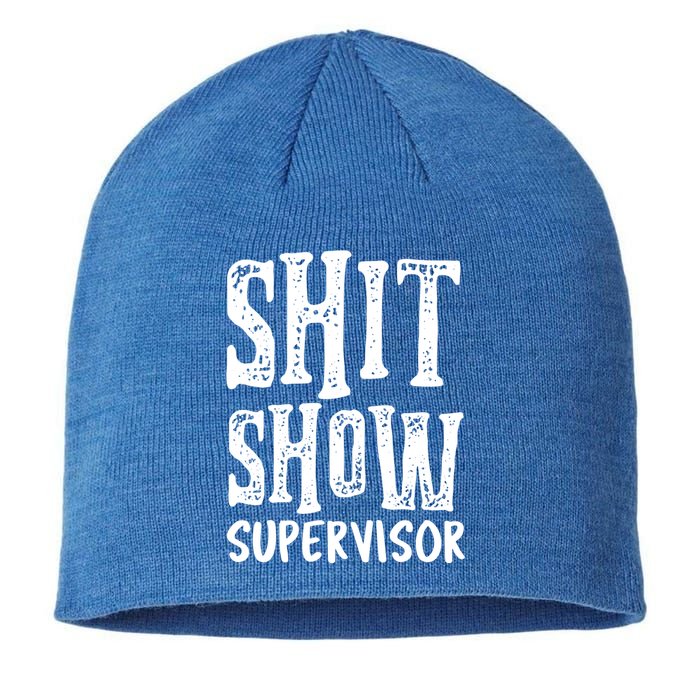 Funny Supervisor Boss Ager Mom Dad Teacher Nurse Gift Sustainable Beanie