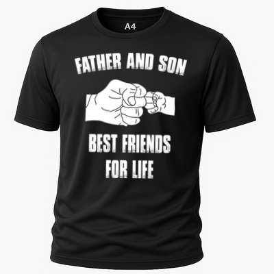Father Son Best Friends For Life Fist Bump Gift Performance Shirt