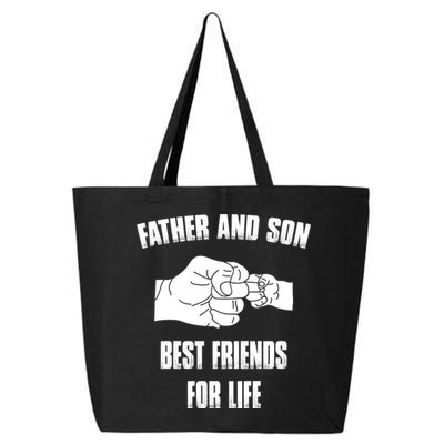 Father Son Best Friends For Life Fist Bump Gift 25L Jumbo Tote