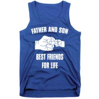Father Son Best Friends For Life Fist Bump Gift Tank Top