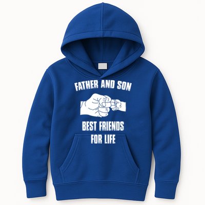 Father Son Best Friends For Life Fist Bump Gift Kids Hoodie