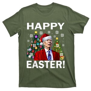 Funny Santa Biden Happy Easter Christmas T-Shirt