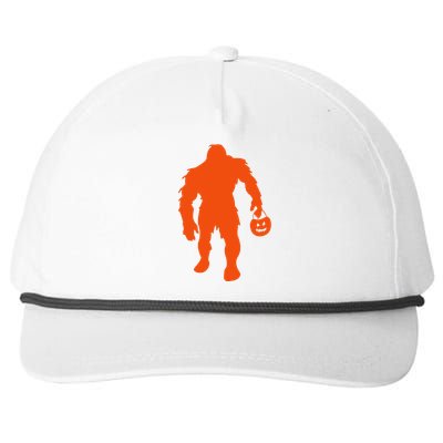 Funny Sasquatch Bigfoot Halloween Snapback Five-Panel Rope Hat