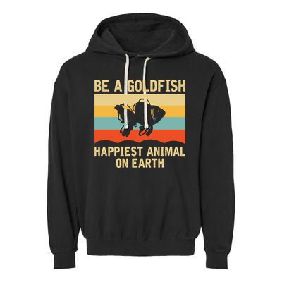 Funny Soccer Be A Goldfish Ted Coach Motivation Lasso Garment-Dyed Fleece Hoodie