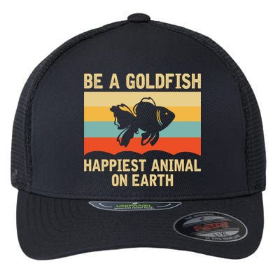 Funny Soccer Be A Goldfish Ted Coach Motivation Lasso Flexfit Unipanel Trucker Cap