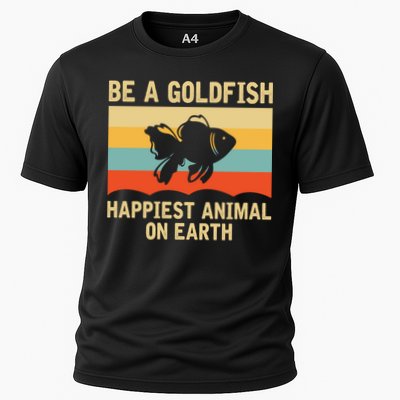 Funny Soccer Be A Goldfish Ted Coach Motivation Lasso Performance Shirt