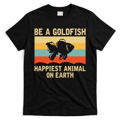 Funny Soccer Be A Goldfish Ted Coach Motivation Lasso T-Shirt