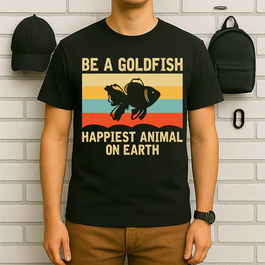 Funny Soccer Be A Goldfish Ted Coach Motivation Lasso T-Shirt