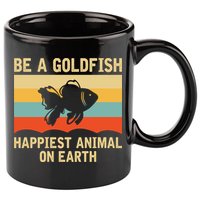 Funny Soccer Be A Goldfish Ted Coach Motivation Lasso 11oz C Handle Ceramic Mug