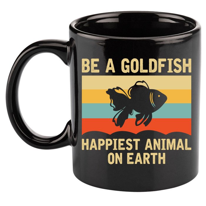 Funny Soccer Be A Goldfish Ted Coach Motivation Lasso 11oz C Handle Ceramic Mug