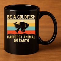 Funny Soccer Be A Goldfish Ted Coach Motivation Lasso 11oz C Handle Ceramic Mug