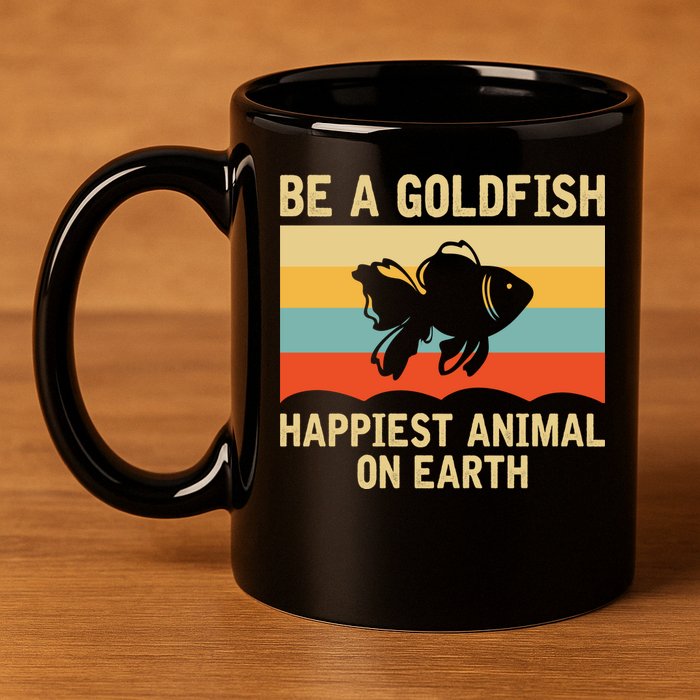 Funny Soccer Be A Goldfish Ted Coach Motivation Lasso 11oz C Handle Ceramic Mug