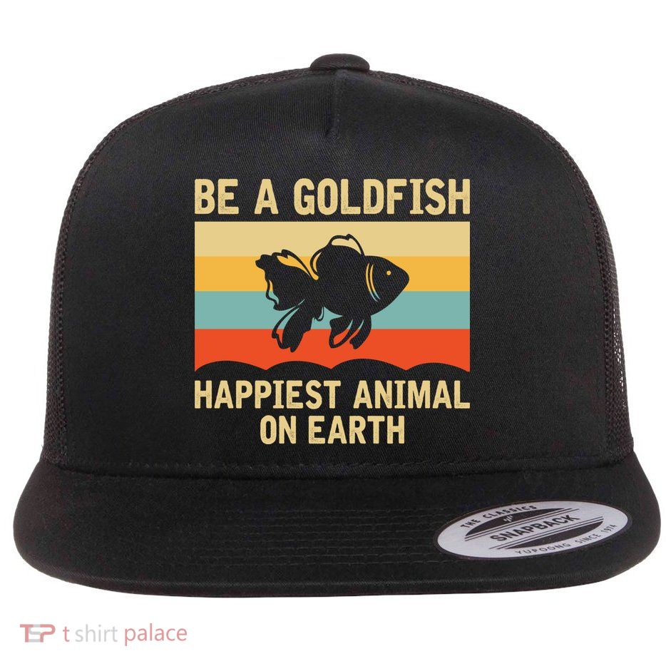 Funny Soccer Be A Goldfish Ted Coach Motivation Lasso Flat Bill Trucker Hat
