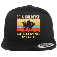Funny Soccer Be A Goldfish Ted Coach Motivation Lasso Flat Bill Trucker Hat
