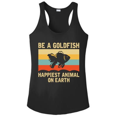 Funny Soccer Be A Goldfish Ted Coach Motivation Lasso Ladies PosiCharge Competitor Racerback Tank