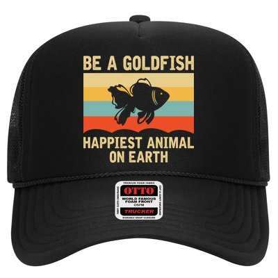 Funny Soccer Be A Goldfish Ted Coach Motivation Lasso Trucker Hat