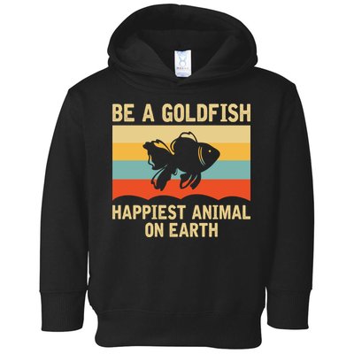 Funny Soccer Be A Goldfish Ted Coach Motivation Lasso Toddler Hoodie