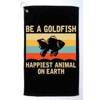 Funny Soccer Be A Goldfish Ted Coach Motivation Lasso Golf Towel