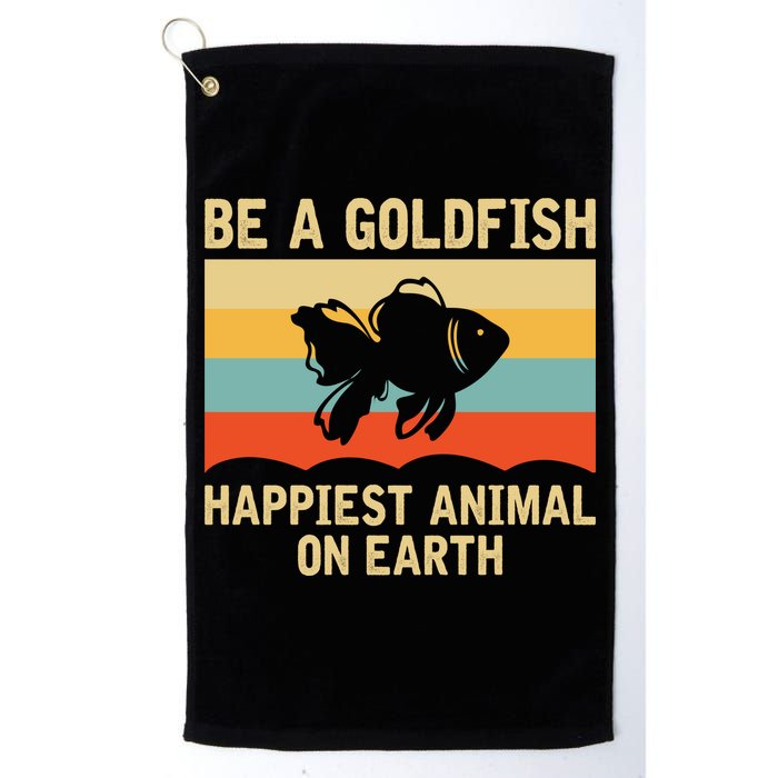 Funny Soccer Be A Goldfish Ted Coach Motivation Lasso Golf Towel