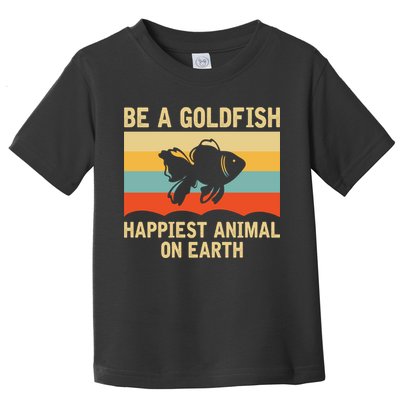 Funny Soccer Be A Goldfish Ted Coach Motivation Lasso Toddler T-Shirt